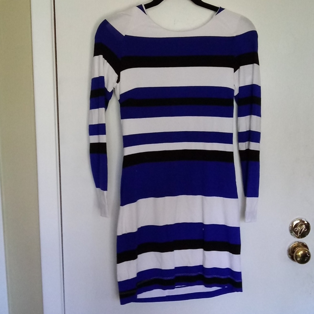 Fitted bebe cotton spandex dress